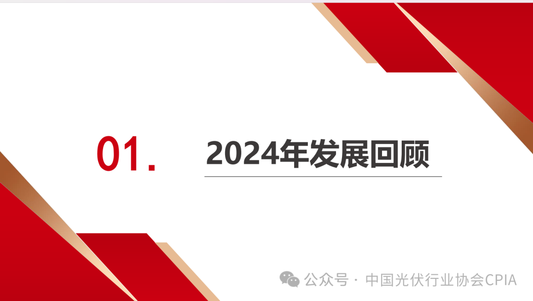王勃華: 2024年光伏行業(yè)發(fā)展回顧與2025年形勢展望
