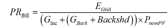 8.0版PVsyst關(guān)于雙面系統(tǒng)效率的修正說明